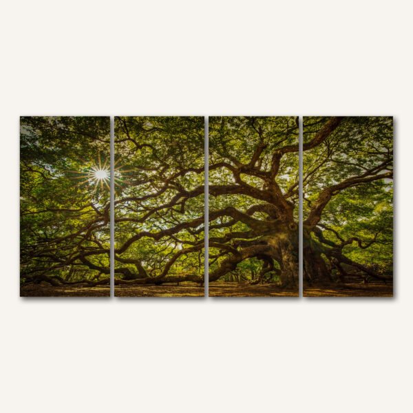Tablou Canvas 4 Piese - Copacul Antic