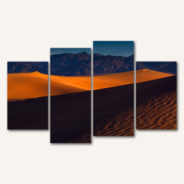 Tablou Canvas 4 Piese - Dune Aurii