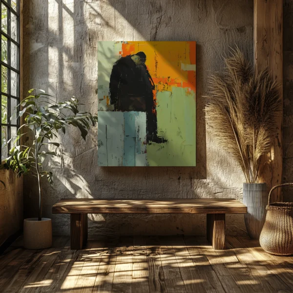 Tablou Canvas Figura Pensive - Detaliu Tablou Canvas nr. 23149