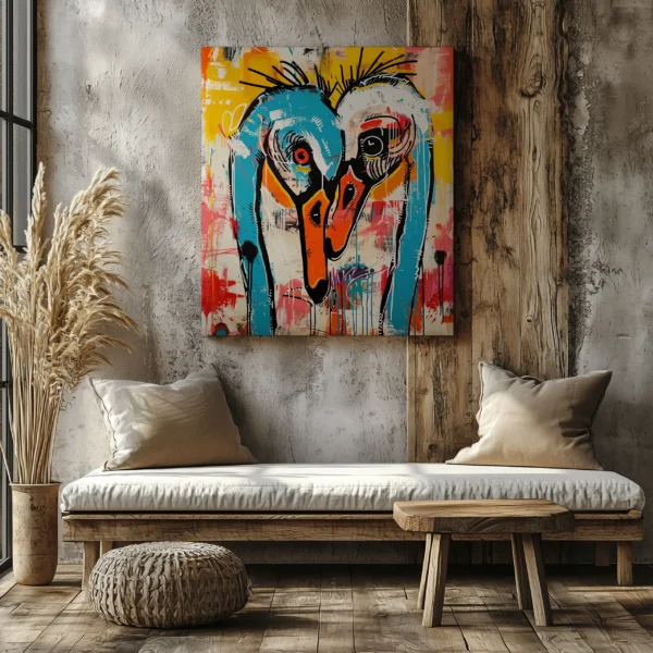 Tablou Canvas Dragoste în Haos - Detaliu Tablou Canvas nr. 23553