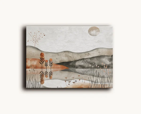 Tablou Canvas Echilibru Pământiu - Detaliu Tablou Canvas nr. 23356