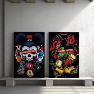 Tablou Canvas 2 Piese - Mickey Zombie Limited Edition - Detaliu Tablou Canvas nr. 31059