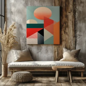 Tablou Canvas Ascensiune Geometrică - Detaliu Tablou Canvas nr. 23685