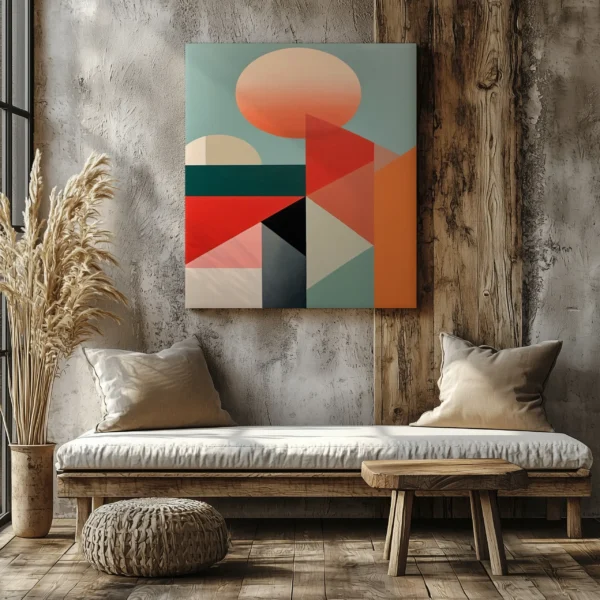 Tablou Canvas Ascensiune Geometrică - Detaliu Tablou Canvas nr. 23685
