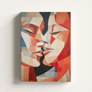 Tablou Canvas Sărutul Cubist