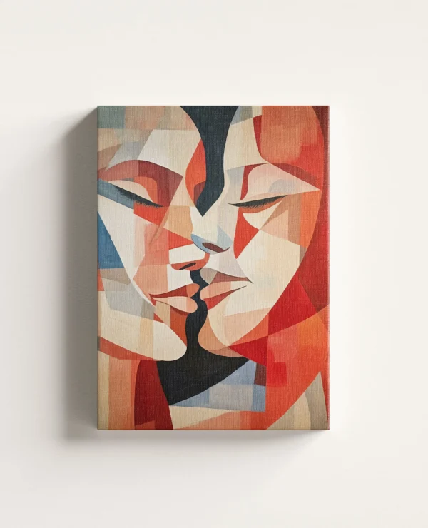 Tablou Canvas Sărutul Cubist