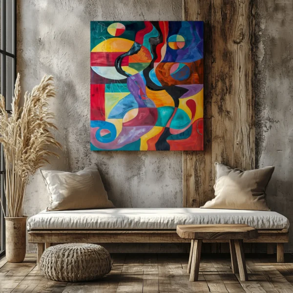 Tablou Canvas Melodia Culorilor - Detaliu Tablou Canvas nr. 23718