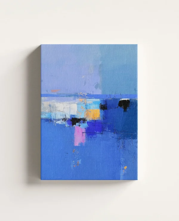 Tablou Canvas Reflexii în Albastru