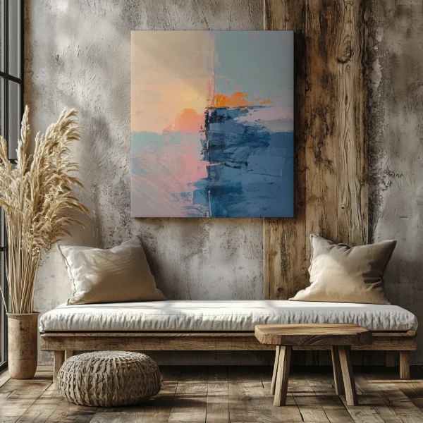 Tablou Canvas Apusul Fragmentat - Detaliu Tablou Canvas nr. 23784