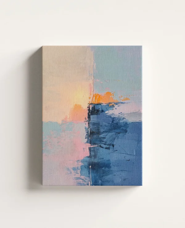 Tablou Canvas Apusul Fragmentat