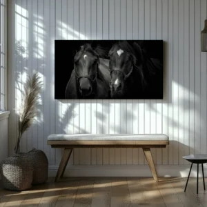 Tablou Canvas Doi Cai - Detaliu Tablou Canvas nr. 28223