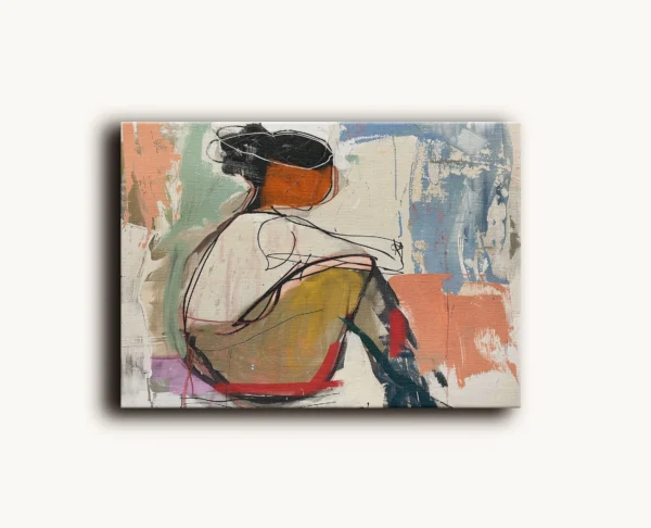 Tablou Canvas Femeie în Reflecție - Detaliu Tablou Canvas nr. 24014