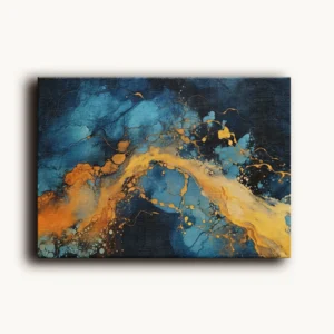 Tablou Canvas Vortexul Auriu - Detaliu Tablou Canvas nr. 23948