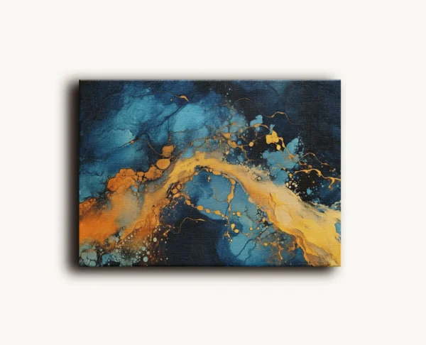 Tablou Canvas Vortexul Auriu - Detaliu Tablou Canvas nr. 23948