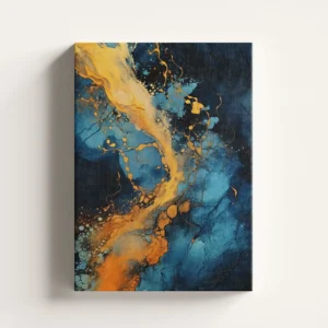 Tablou Canvas Vortexul Auriu