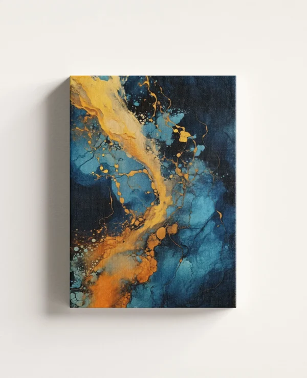 Tablou Canvas Vortexul Auriu