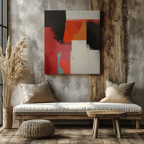 Tablou Canvas Tensiune Cromatică - Detaliu Tablou Canvas nr. 24048