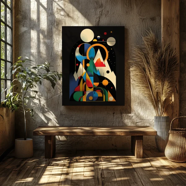 Tablou Canvas Ascensiune Cosmică - Detaliu Tablou Canvas nr. 23113