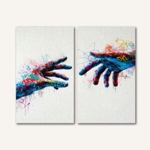 Tablou Canvas 2 Piese - Atingerea Urbană