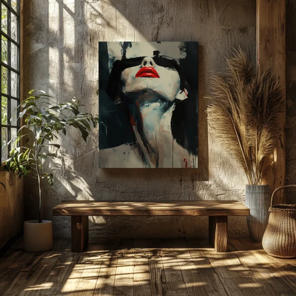 Tablou Canvas Silențioasa Pasiune - Detaliu Tablou Canvas nr. 23182