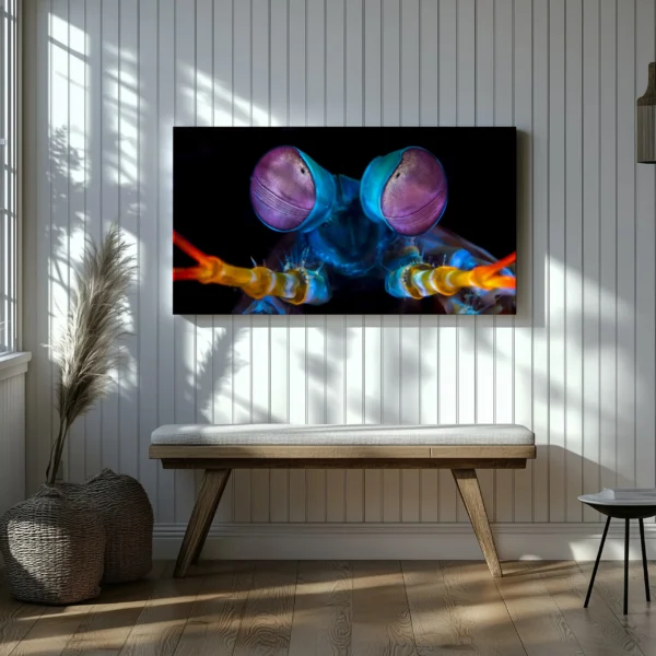 Tablou Canvas Crevetele Călugăr-Păun - Detaliu Tablou Canvas nr. 27596