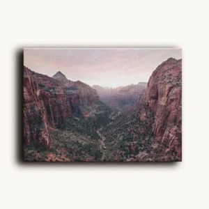Tablou Canvas Măreția Canionului Zion
