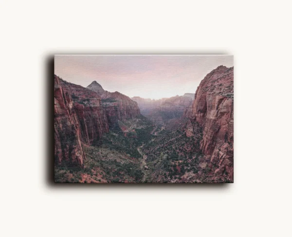 Tablou Canvas Măreția Canionului Zion