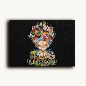 Tablou Canvas Dragon Ball Z - Gohan (Design Compus) - Detaliu Tablou Canvas nr. 17081