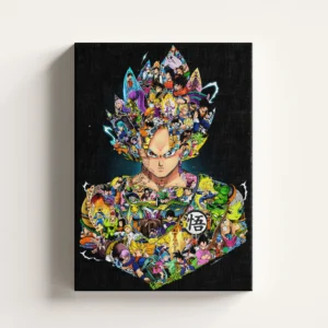 Tablou Canvas Dragon Ball Z - Son Goku (Design Compus)