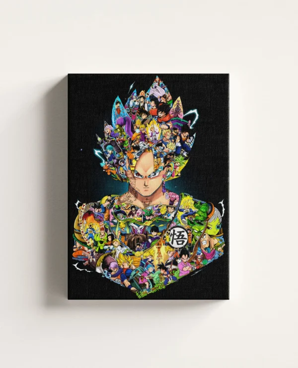 Tablou Canvas Dragon Ball Z - Son Goku (Design Compus)