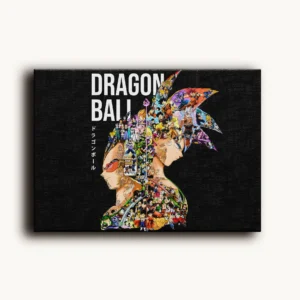 Tablou Canvas Dragon Ball Z - Goku x Vegeta (Design Compus) - Detaliu Tablou Canvas nr. 17180