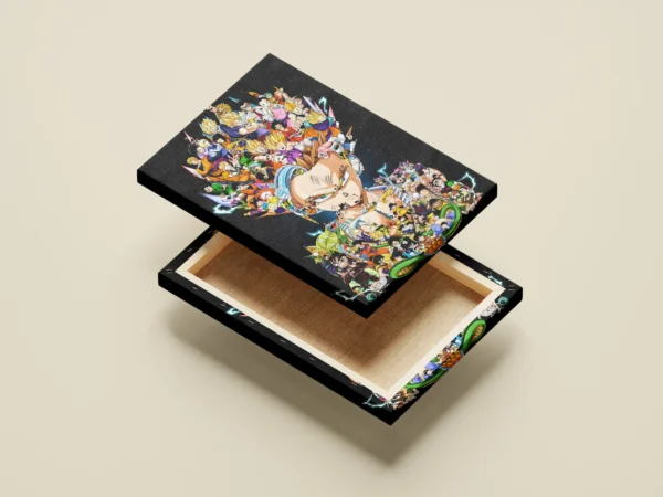 Tablou Canvas Dragon Ball Z - Gohan (Design Compus) - Detaliu Tablou Canvas nr. 17082