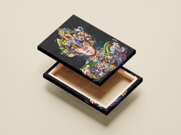 Tablou Canvas Dragon Ball Z - Vegeta (Design Compus) - Detaliu Tablou Canvas nr. 17115