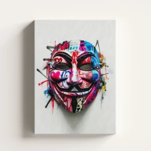 Tablou Canvas Masca Anonymous