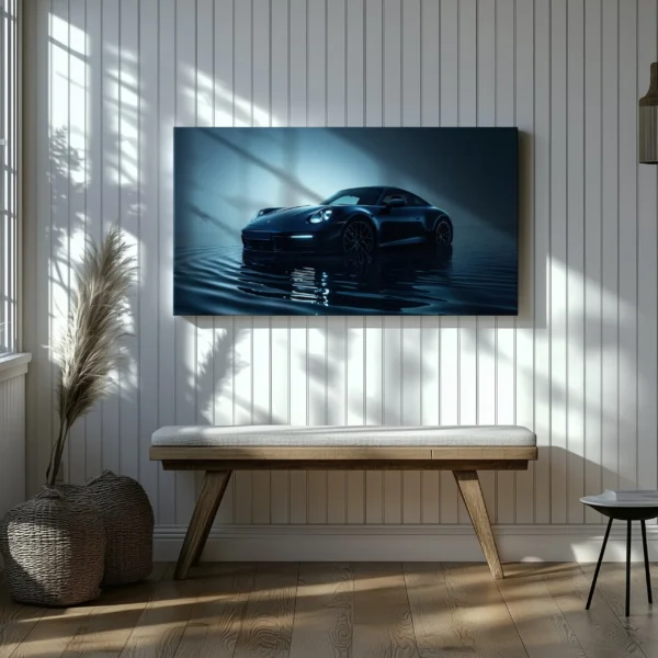 Tablou Canvas Porsche 911 Wet Mode - Detaliu Tablou Canvas nr. 24482