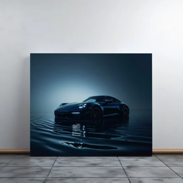 Tablou Canvas Porsche 911 Wet Mode - Detaliu Tablou Canvas nr. 24483