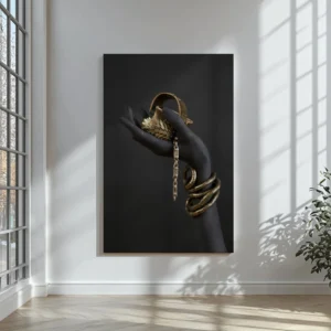 Tablou Canvas Opulență la Indigo - Detaliu Tablou Canvas nr. 19640