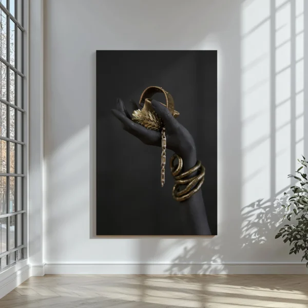 Tablou Canvas Opulență la Indigo - Detaliu Tablou Canvas nr. 19640
