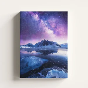 Tablou Canvas Aurora Violetă