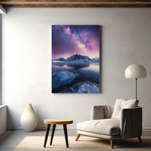 Tablou Canvas Aurora Violetă - Detaliu Tablou Canvas nr. 21434