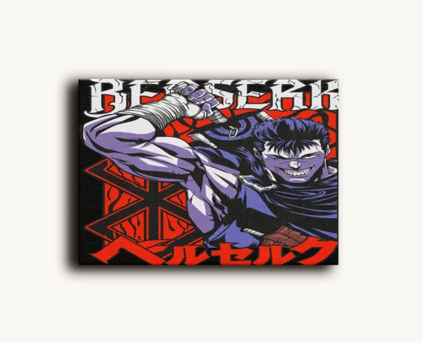 Tablou Canvas Berserk – Guts - Detaliu Tablou Canvas nr. 18895