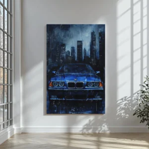Tablou Canvas Eleganță Urbană Nocturnă - Detaliu Tablou Canvas nr. 26239