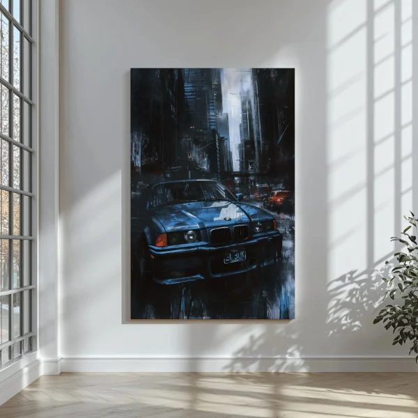 Tablou Canvas Regele Urban al Nopții - Detaliu Tablou Canvas nr. 26206