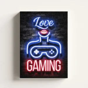 Tablou Canvas Love Gaming