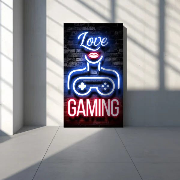 Tablou Canvas Love Gaming - Detaliu Tablou Canvas nr. 24732