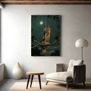 Tablou Canvas Bufniță Regală - Detaliu Tablou Canvas nr. 26683