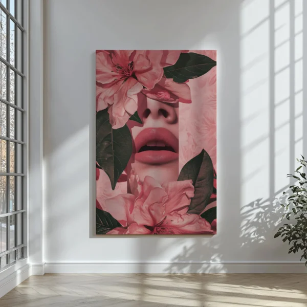 Tablou Canvas Sărut Floral - Detaliu Tablou Canvas nr. 29546