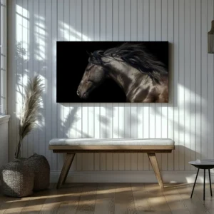 Tablou Canvas Armăsar Pur Sânge - Detaliu Tablou Canvas nr. 27431
