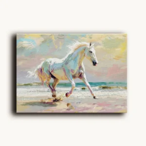 Tablou Canvas Galop pe Plajă - Detaliu Tablou Canvas nr. 26826