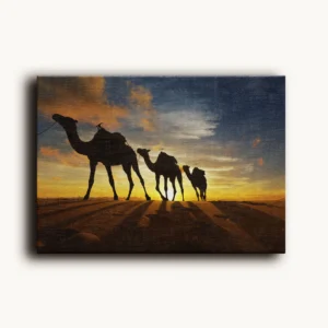 Tablou Canvas Caravană cu Cămile